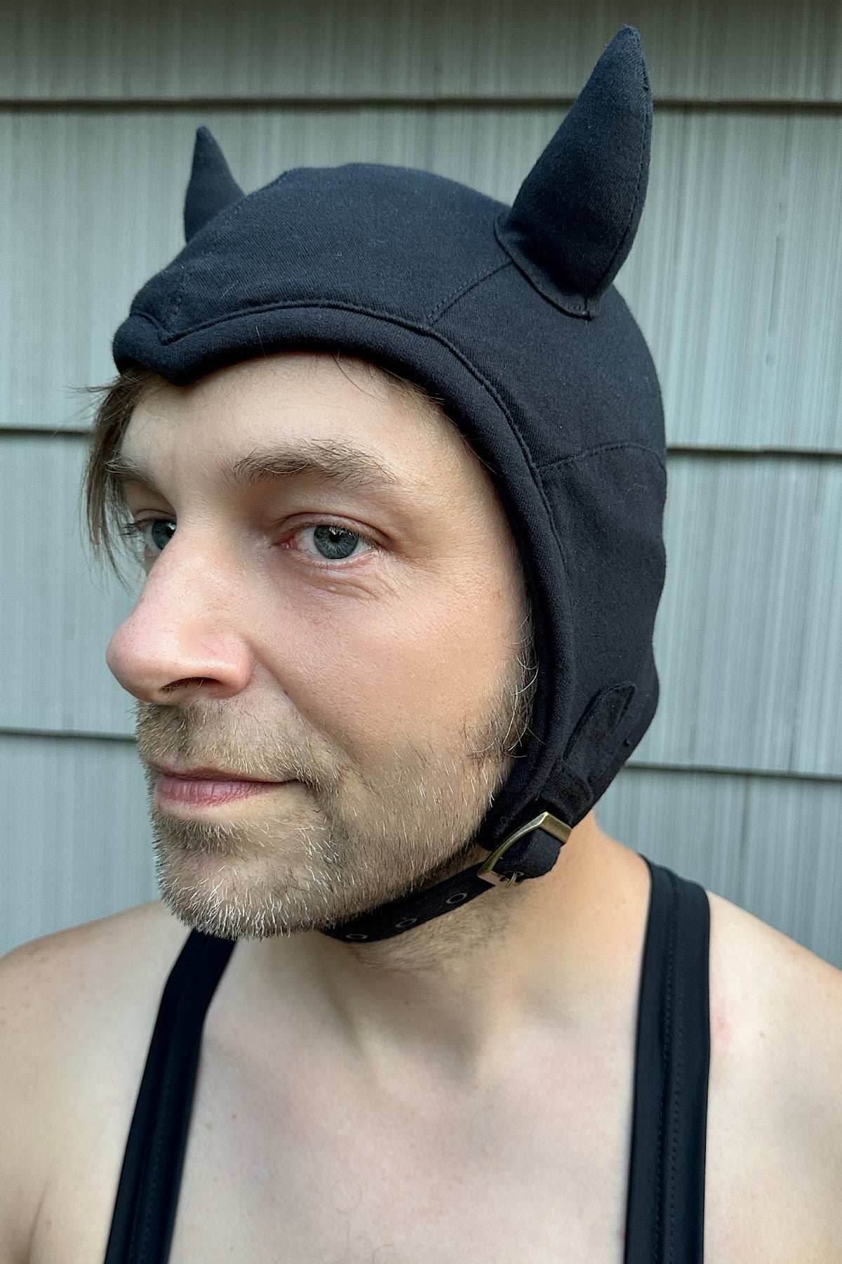 5D x Eyecon Devil Helmet - cotton - Black Baby Terry / One Size