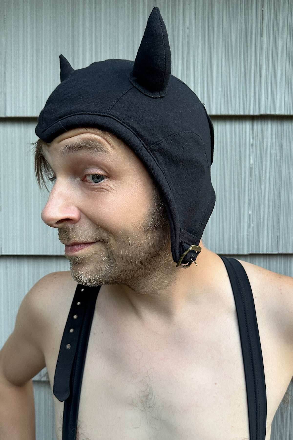 5D x Eyecon Devil Helmet - cotton - Black Baby Terry / One Size