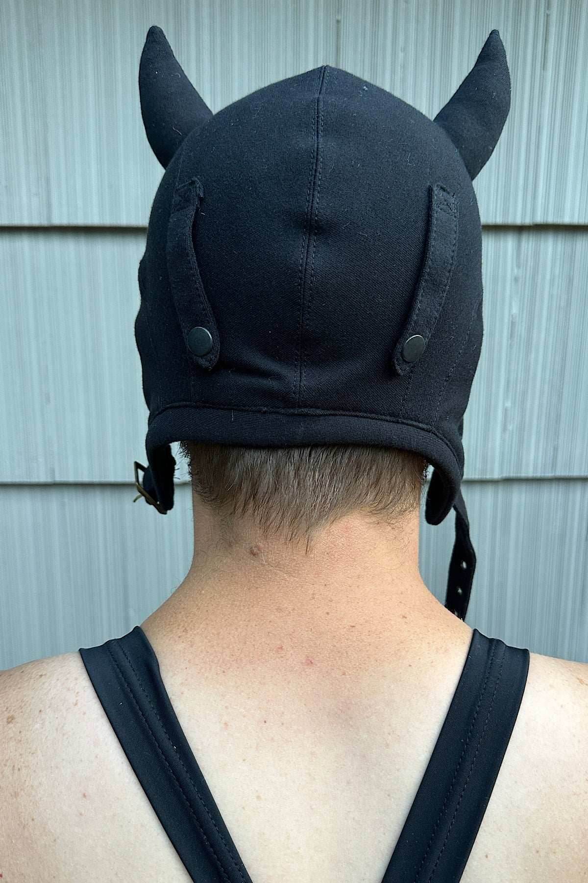 5D x Eyecon Devil Helmet - cotton - Black Baby Terry / One Size