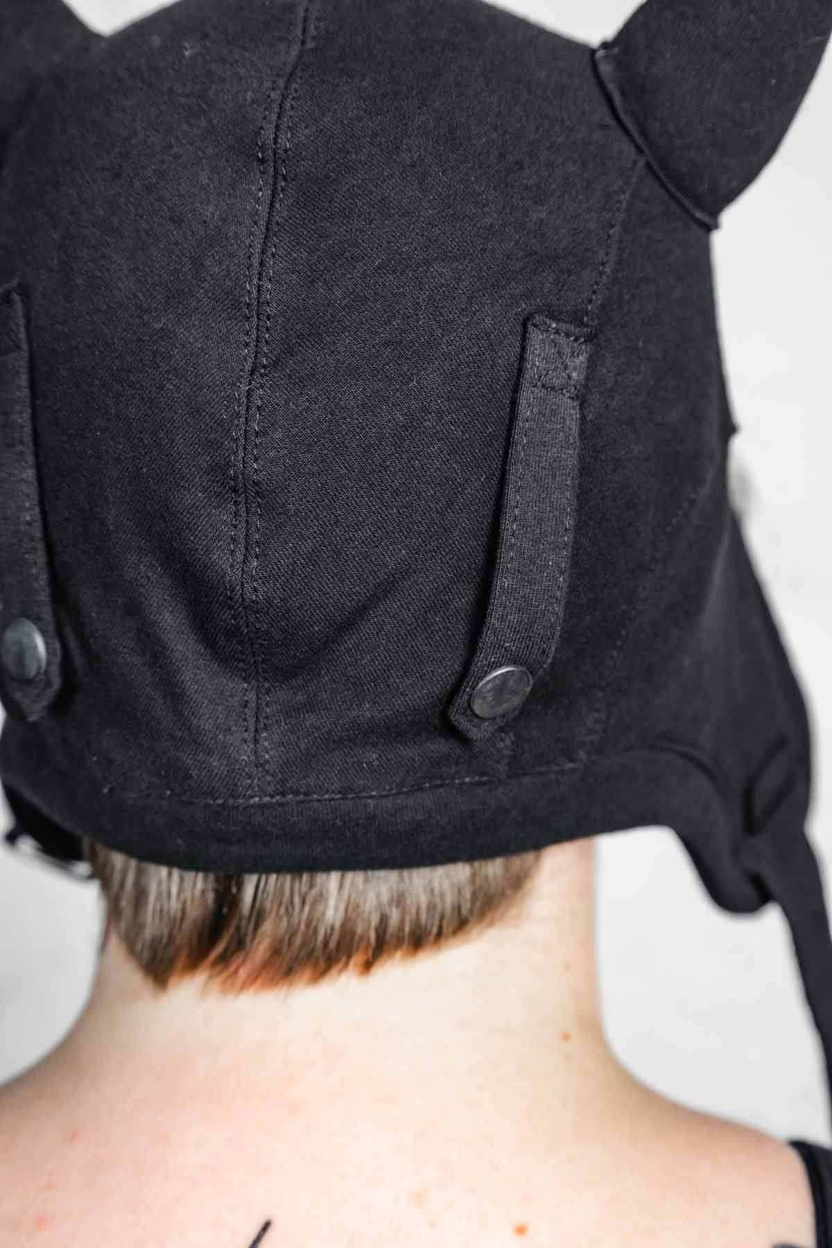 5D x Eyecon Devil Helmet - cotton - Black Baby Terry / One Size