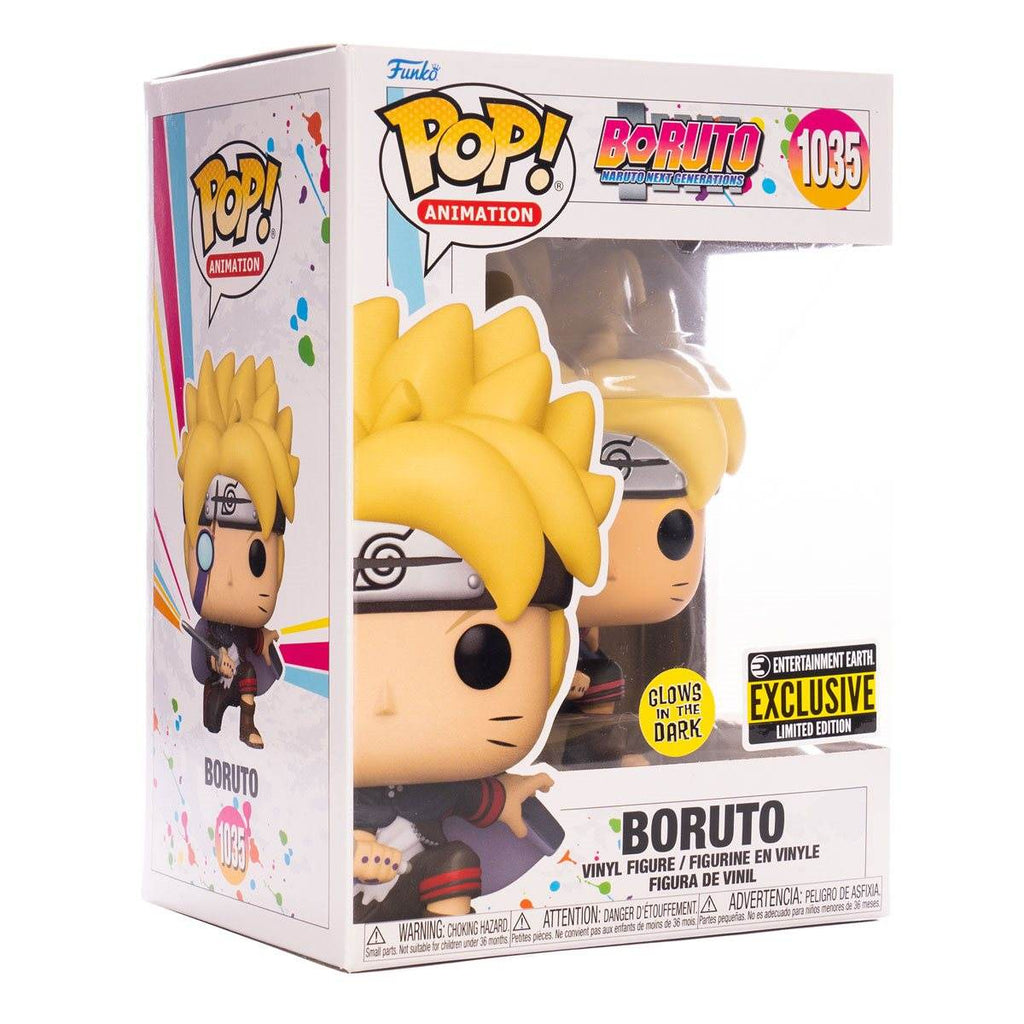 Funko Pop! Animation: Boruto with Marks Glow-in-The-Dark Entertainment Earth Exclusive - 