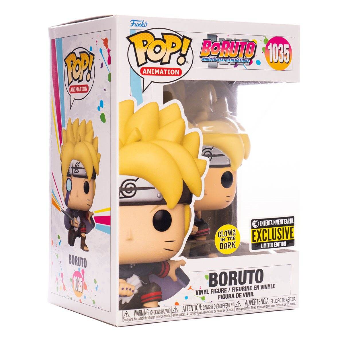 Funko Pop! Animation: Boruto with Marks Glow-in-The-Dark Entertainment Earth Exclusive - 