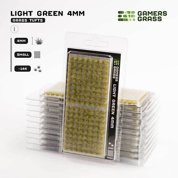Gamers Grass Tufts: Light Green 4mm- Small - 
