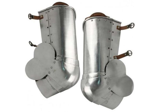 Medieval Italian 15th Century Poleyns Leg Armors-0