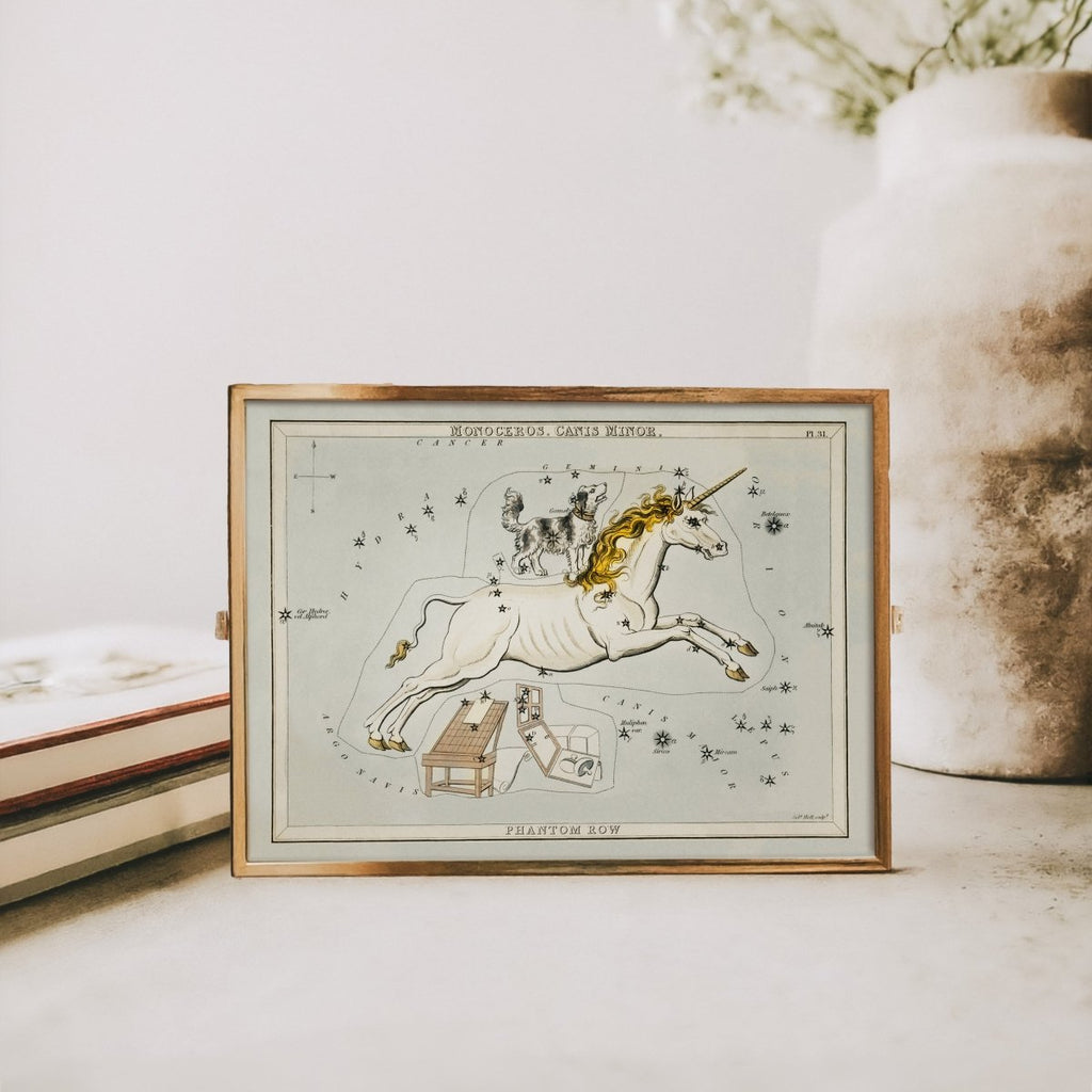 “Monoceros Constellation” Unicorn Art Print