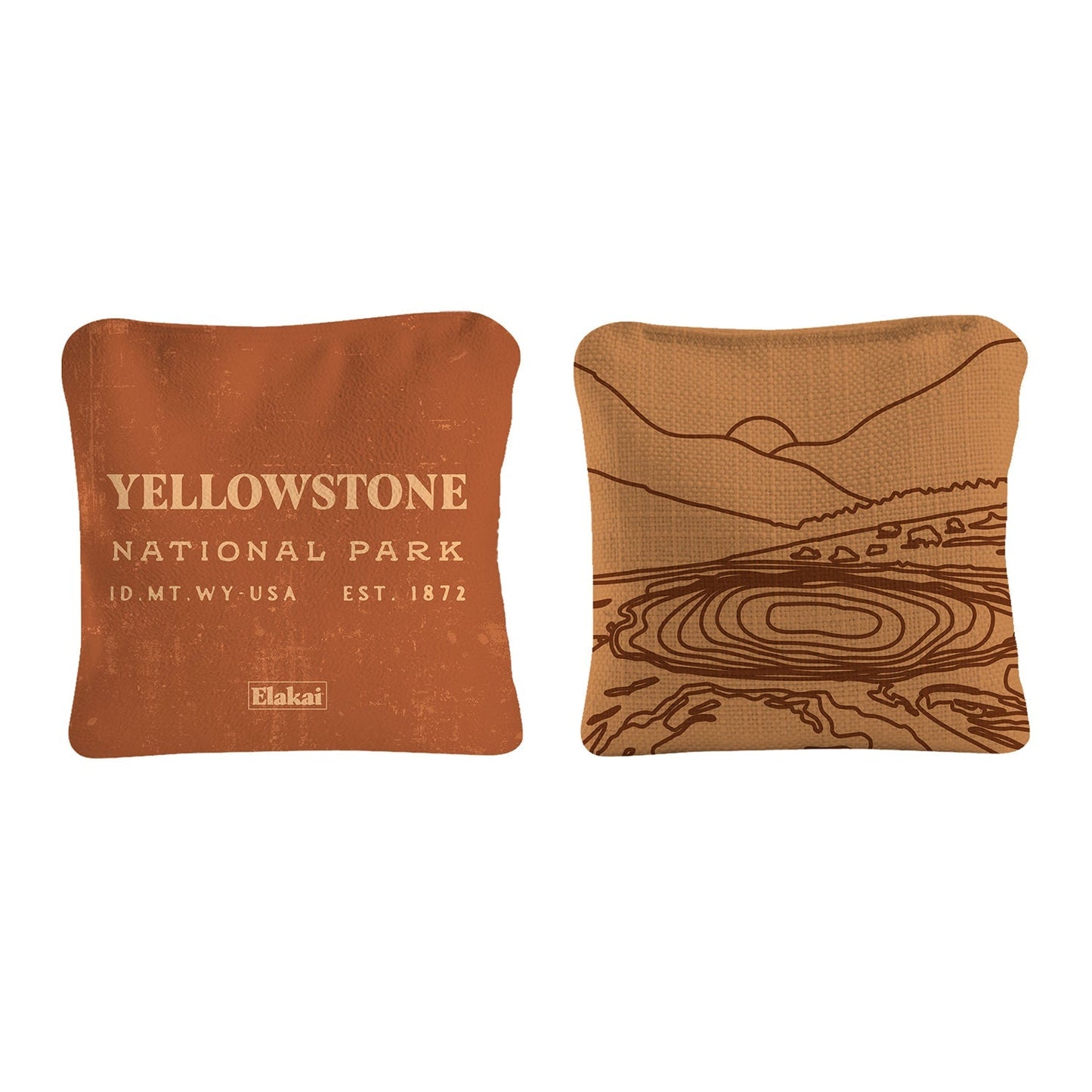 6-in Dual-Sided Cornhole Bags | National Parks Collection