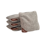 6-in Herringbone Cornhole Bags | Premium All-Weather Collection