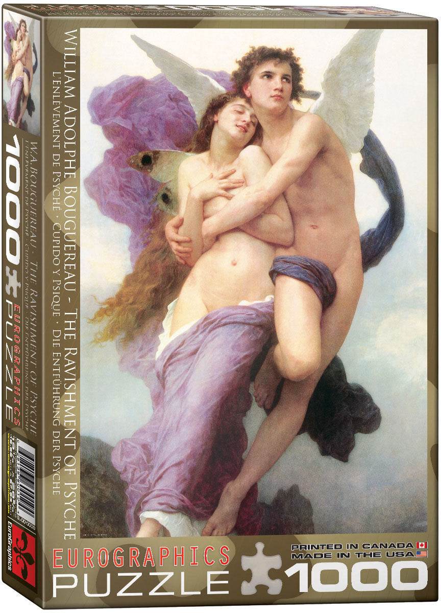 Puzzle: Fine Art Masterpieces - The Ravishment of Psyche by William Adolphe Bouguereau - 