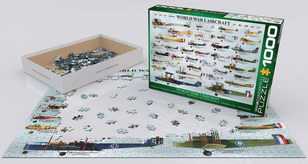 Puzzle: Sea & Land Transportation - World War I Aircraft - 