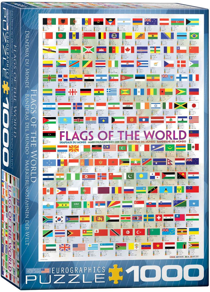 Puzzle: Maps & Flags - Flags of the World - 