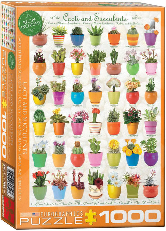 Puzzle: Garden - Cacti & Succulents - 