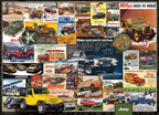 Puzzle: Vintage Car Art - Jeep Advertising Collection - 
