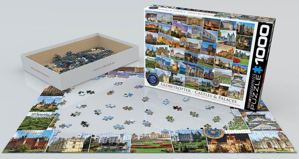 Puzzle: The Globetrotter Collection - Castles and Palaces Globetrotter - 