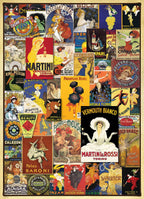 Puzzle: Vintage Art Collages - Vintage Posters - 