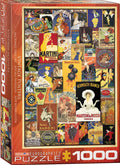 Puzzle: Vintage Art Collages - Vintage Posters - 