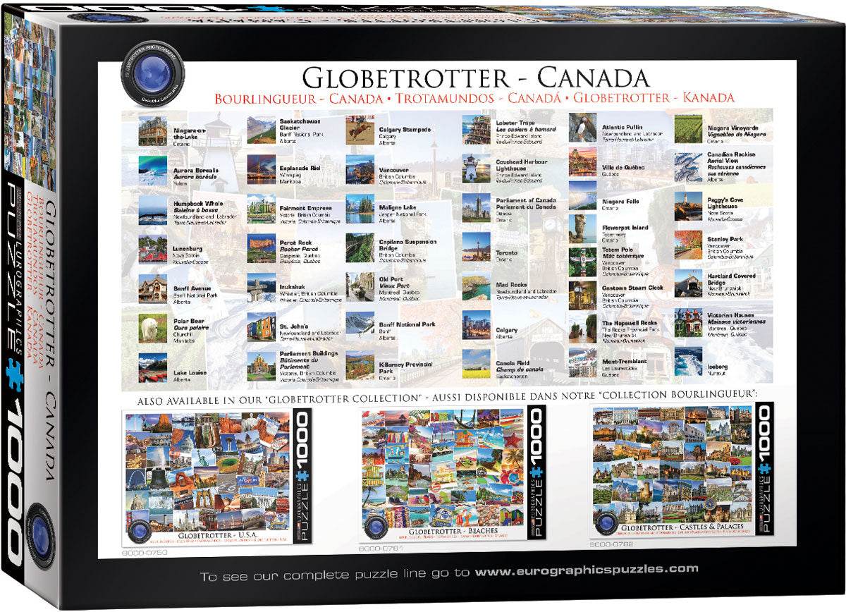 Puzzle: The Globetrotter Collection - Globetrotter Canada - 