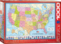 Puzzle: Maps & Flags - Map of the United States of America - 