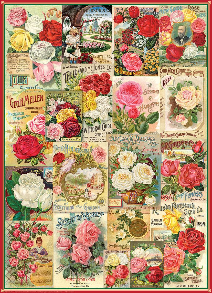 Puzzle: Seed Catalogue Collection - Roses Seed Catalogue Collection - 
