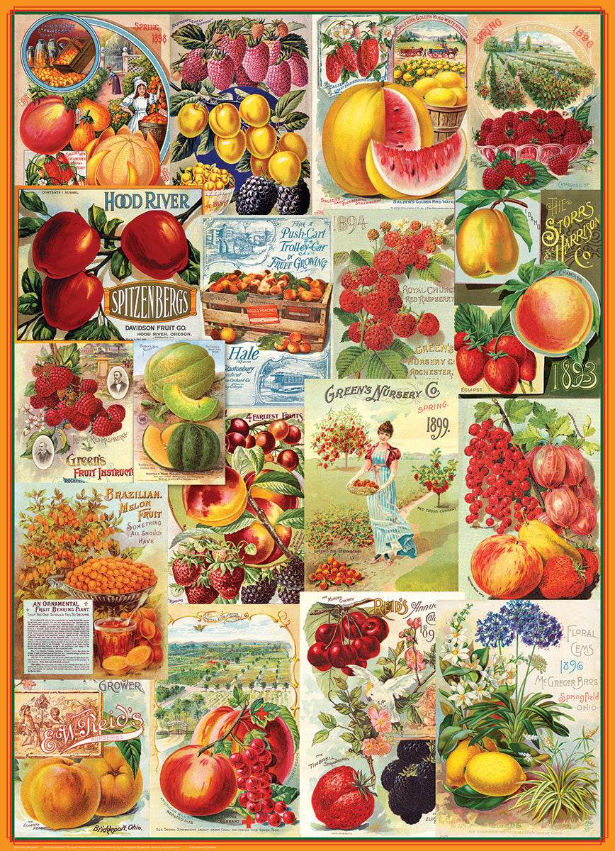 Puzzle: Seed Catalogue Collection - Fruits Seed Catalog Collection - 