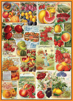 Puzzle: Seed Catalogue Collection - Fruits Seed Catalog Collection - 