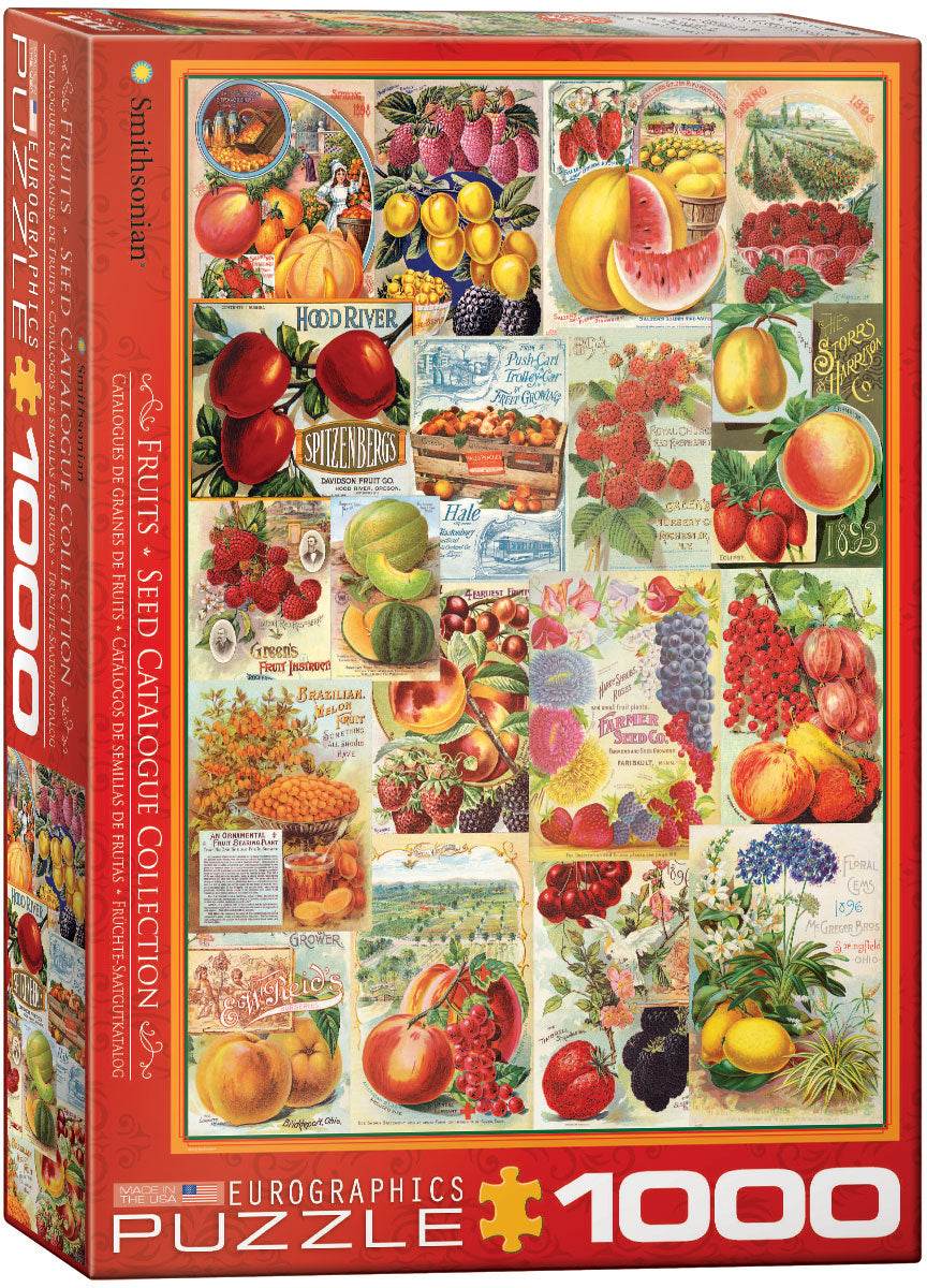 Puzzle: Seed Catalogue Collection - Fruits Seed Catalog Collection - 