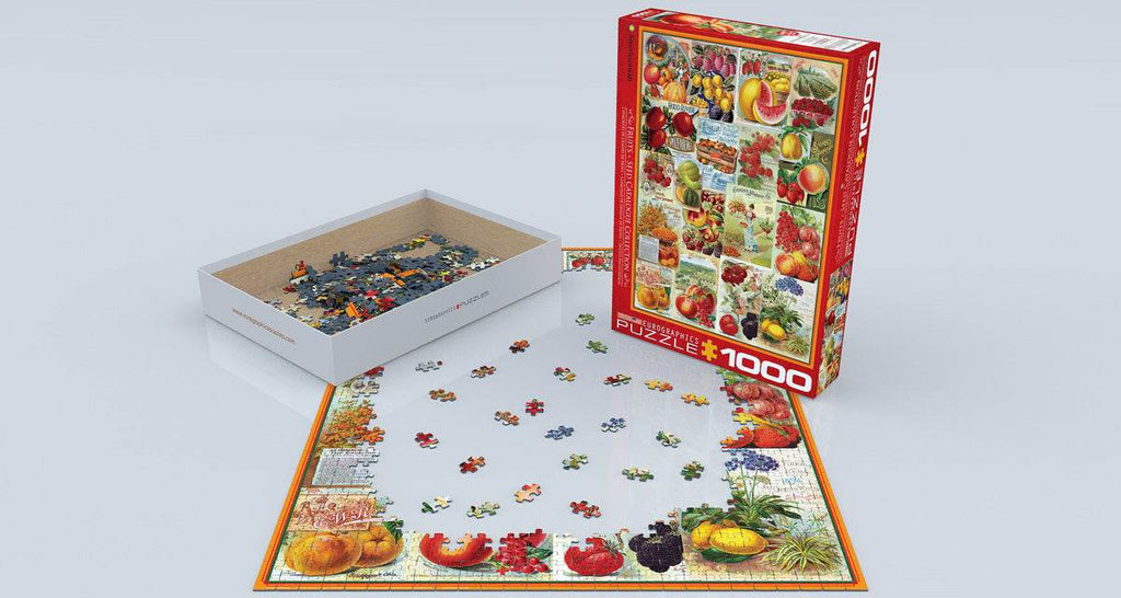 Puzzle: Seed Catalogue Collection - Fruits Seed Catalog Collection - 