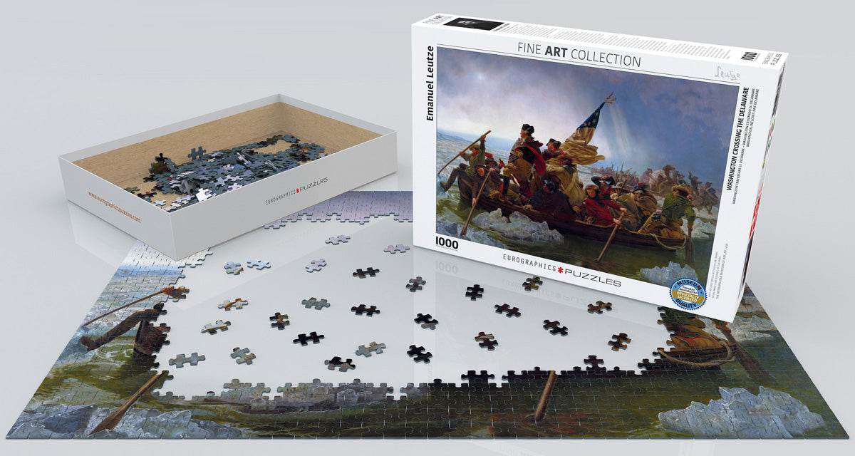 Puzzle: Fine Art Masterpieces - Washington Crossing the Delaware by Emanuel Leutze - 