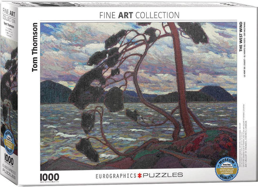 Puzzle: Fine Art Masterpieces - The West Wind by Tom Thomson - 