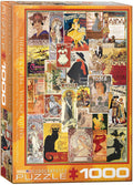 Puzzle: Vintage Art Collages - Theater & Opera Vintage Posters - 