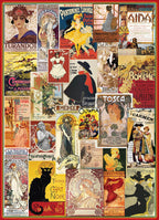 Puzzle: Vintage Art Collages - Theater & Opera Vintage Posters - 