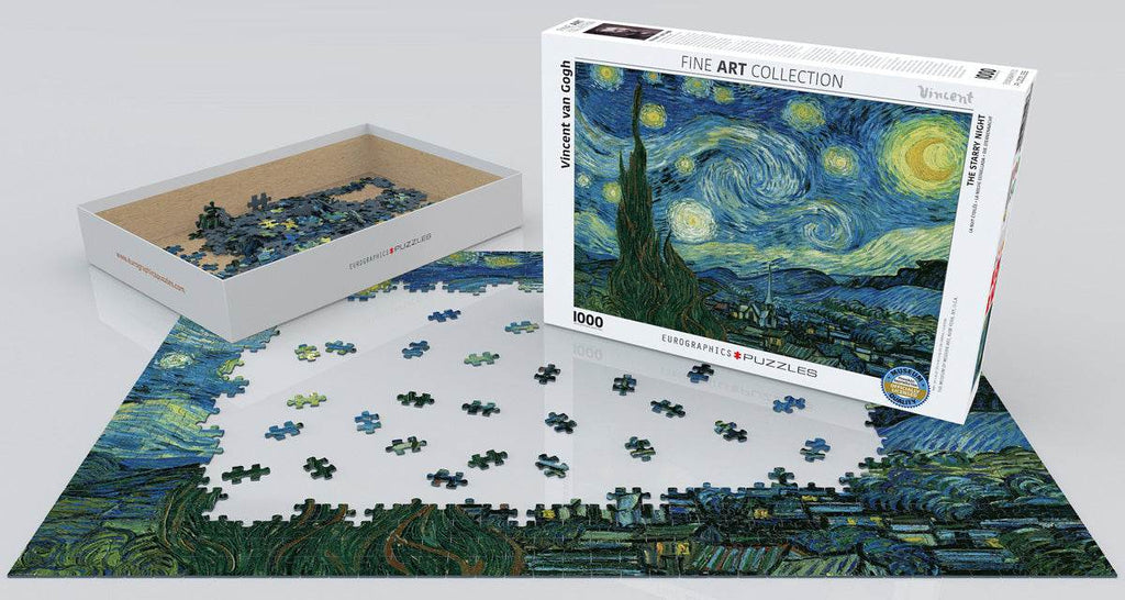 Puzzle: Fine Art Masterpieces - Starry Night - 