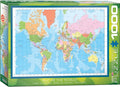 Puzzle: Maps & Flags - Modern Map of The World - 