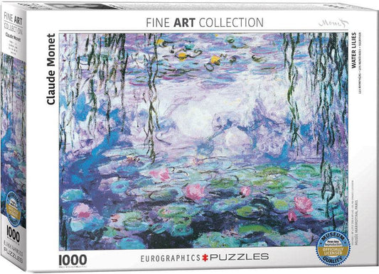Puzzle: Fine Art Masterpieces - Waterlilies by Claude Monet - 