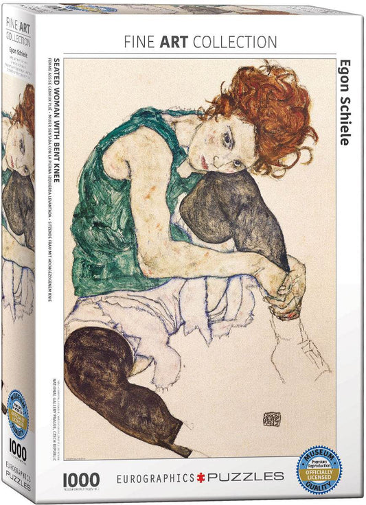 Puzzle: Fine Art Masterpieces - The Artist's Wife by Egon Schiele - 
