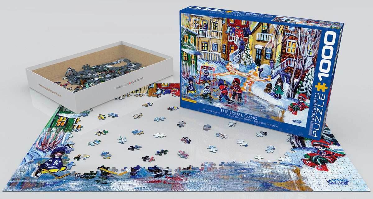 Puzzle: Winter Wonderland - The Usual Gang - 