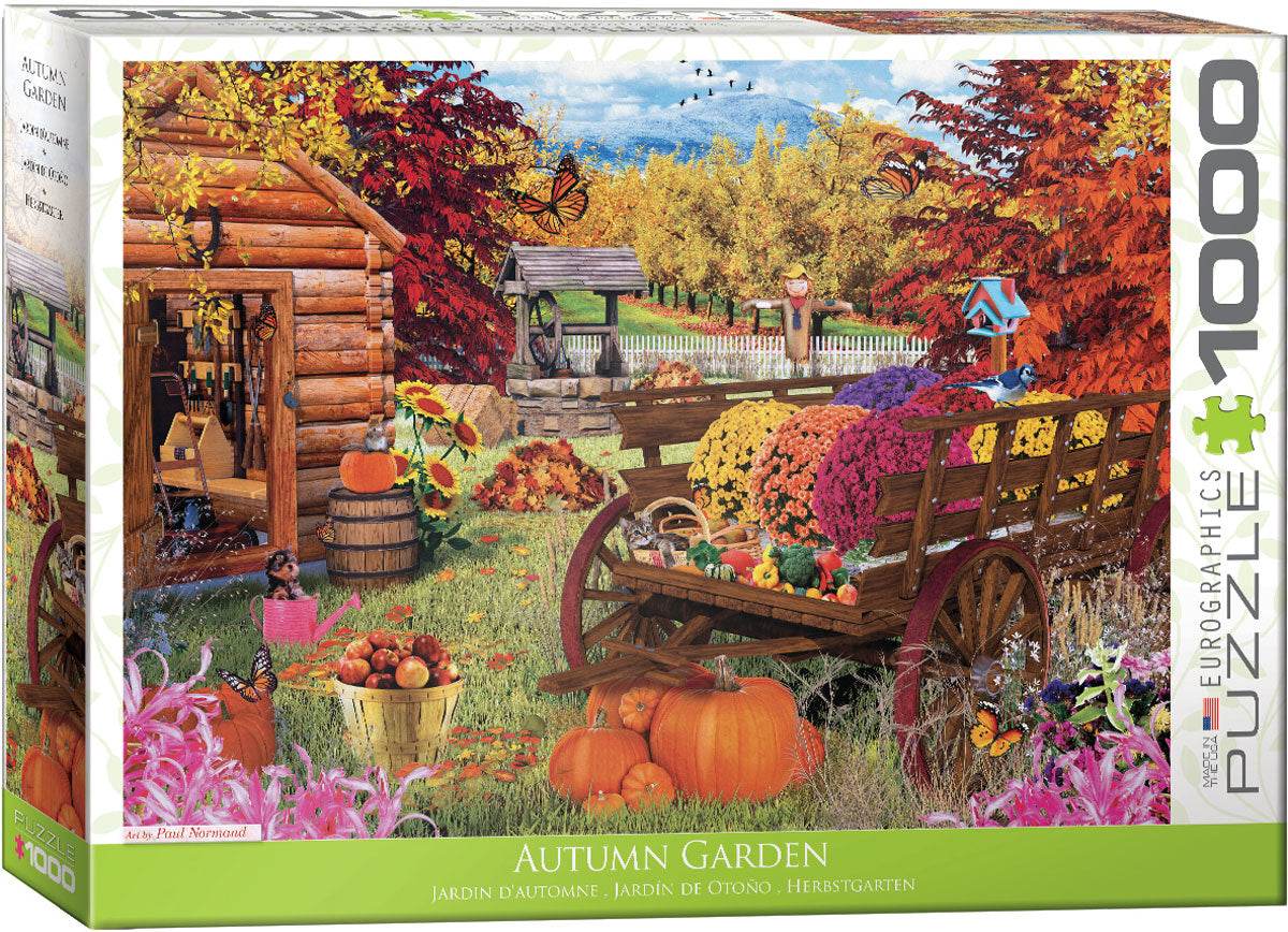 Puzzle: Garden - Autumn Garden by Paul Normand - 