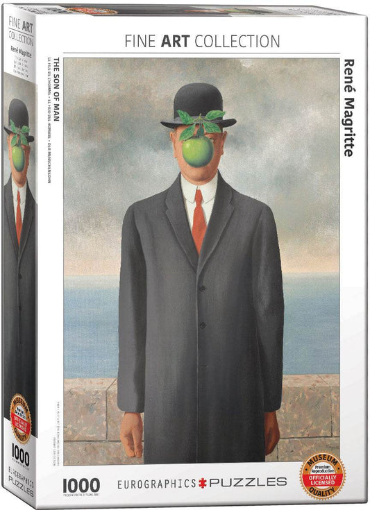 Puzzle: Fine Art Masterpieces - Son of Man by René Magritte - 