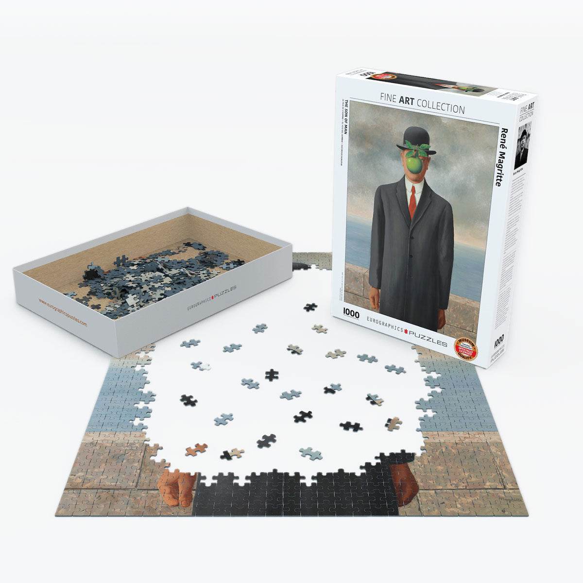 Puzzle: Fine Art Masterpieces - Son of Man by René Magritte - 