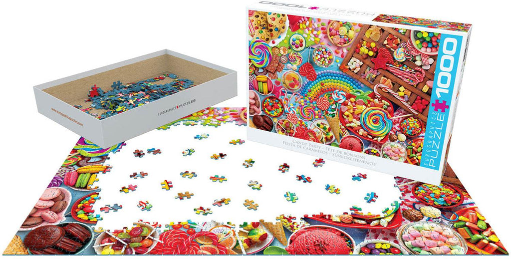 Puzzle: Sweet Rainbow & Party - Candy Party - 