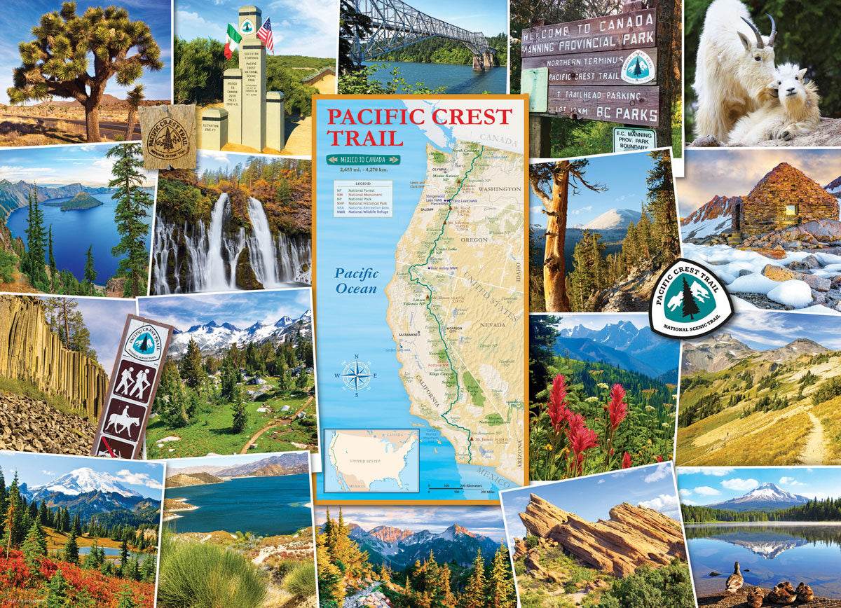 Puzzle: The Globetrotter Collection - Pacific Crest Trail - 