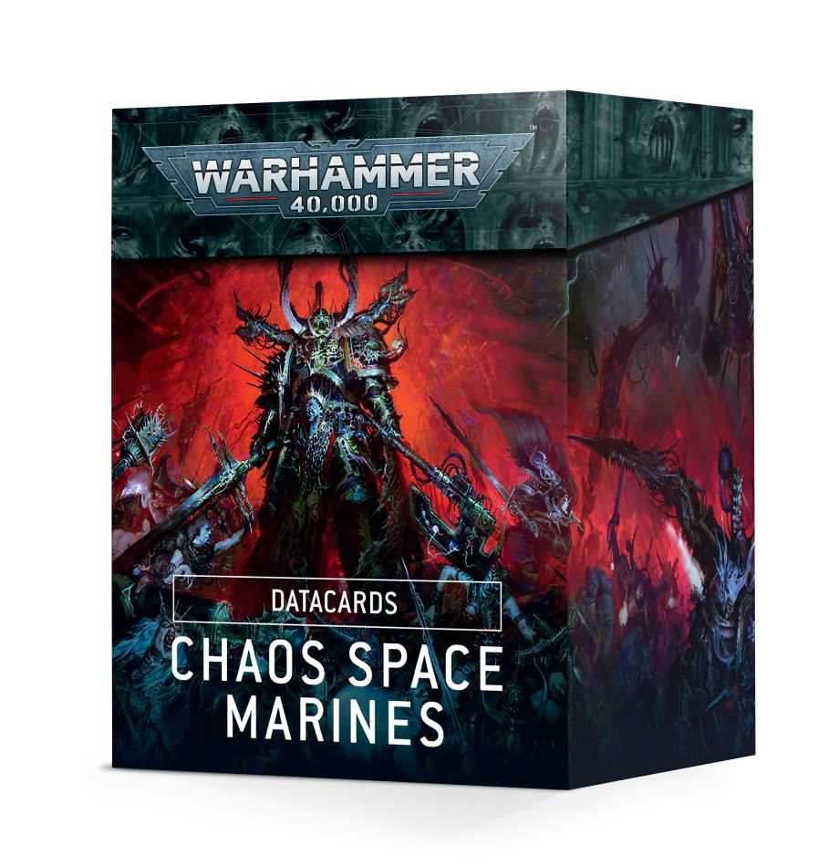 Warhammer 40K: Chaos Space Marines - Datacards - 