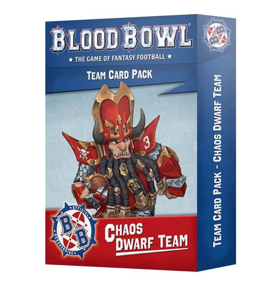 Blood Bowl: Chaos Dwarf Blood Bowl Team - Card Pack - 