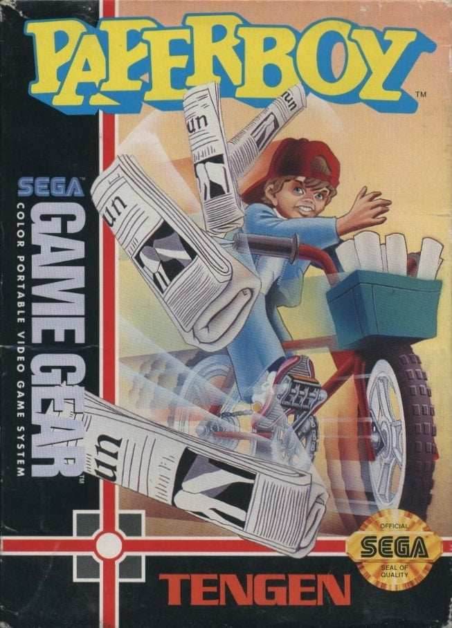 Paperboy (Sega Game Gear) - Game Manual Only