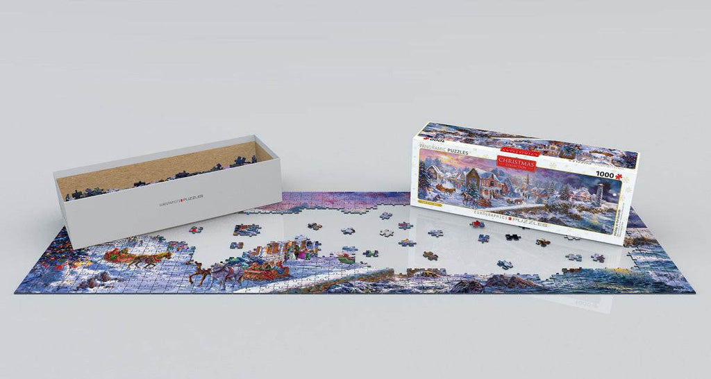 Puzzle: Panoramic Puzzles - Holiday at the Seaside - 