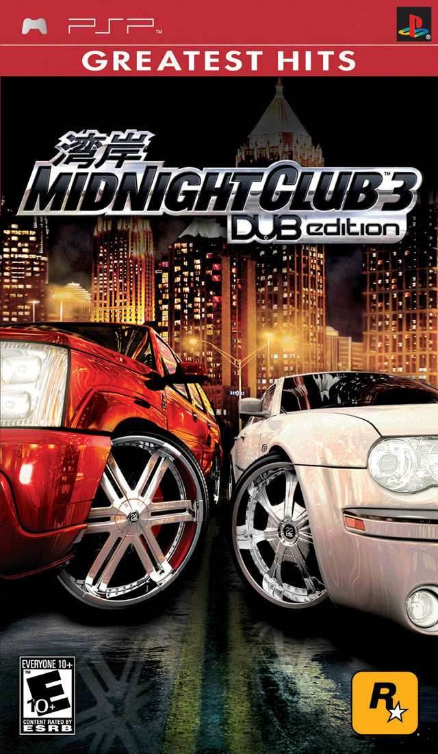 Midnight Club 3 DUB Edition Greatest Hits (PSP) - Game Manual Only