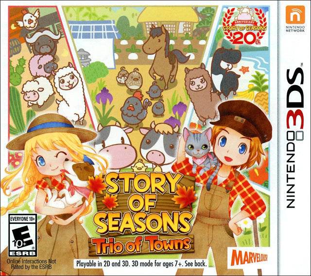 Story Of Seasons Trio Of Towers (Nintendo 3DS) - Game Only