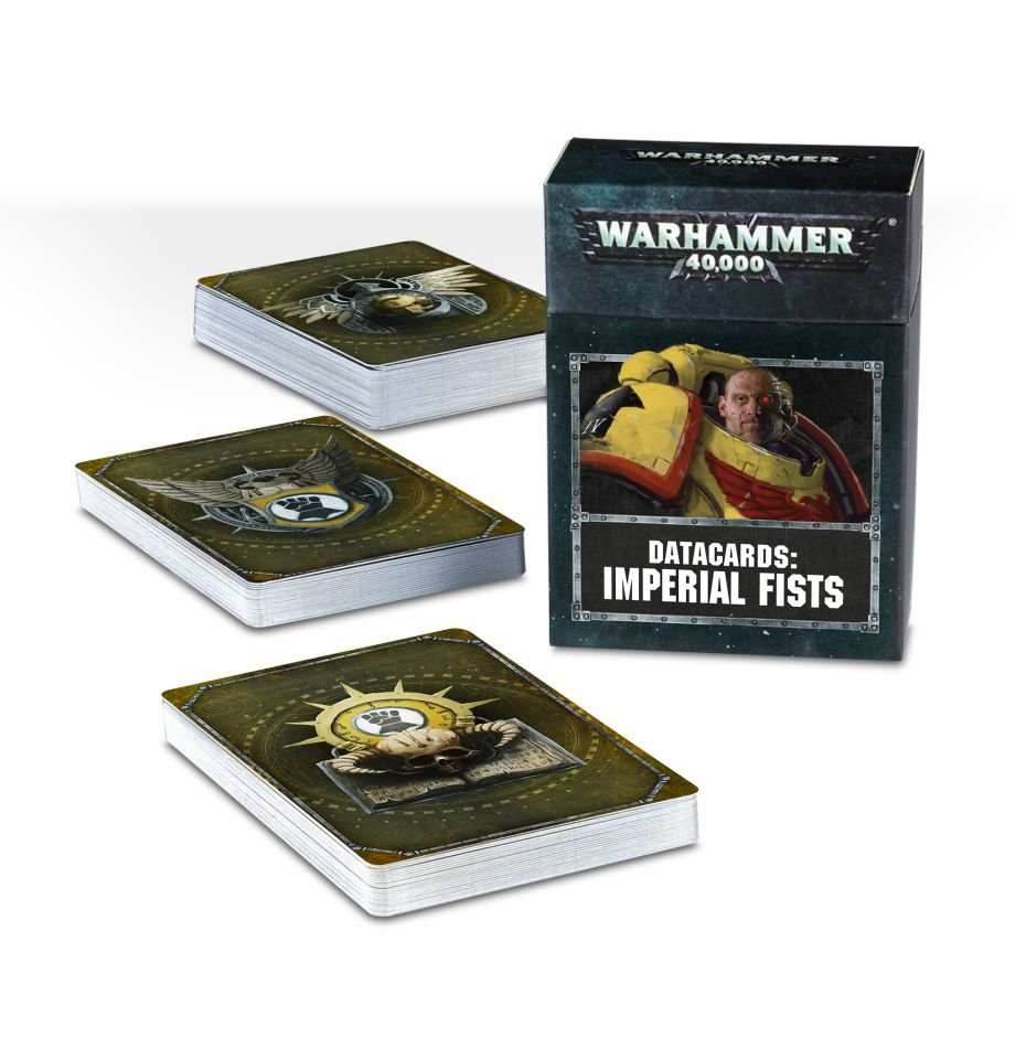 Warhammer 40K: Imperial Fists - Datacards - 