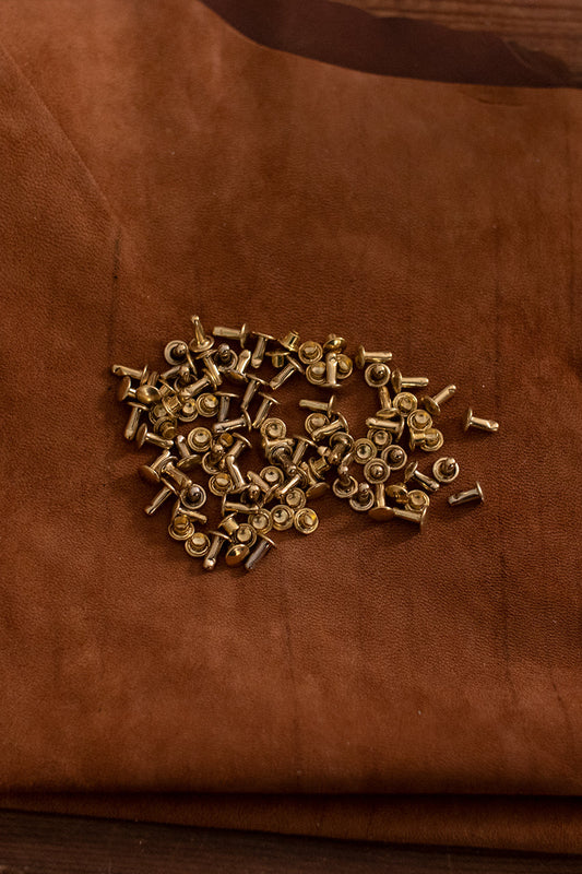 Hollow Rivet KØ7,0 x L8,2 mm Iron/Brass