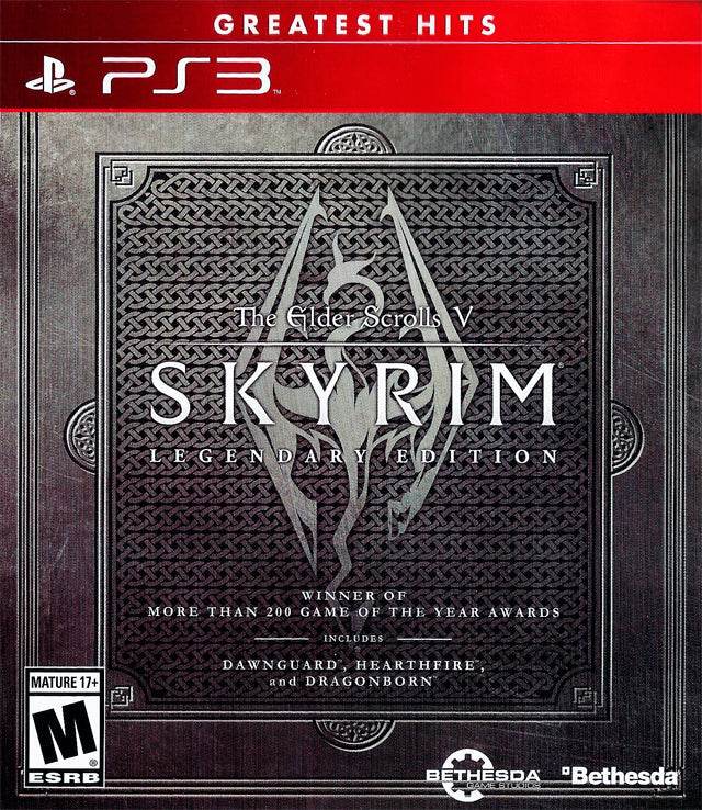 The Elder Scrolls V: Skyrim Legendary Edition (Playstation 3) (Greatest Hits) - Game Manual Only
