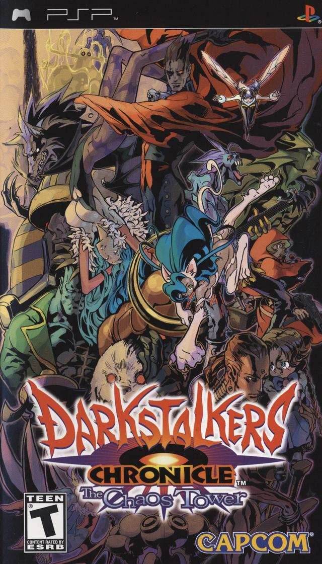 Darkstalkers Chronicle The Chaos Tower (PSP) - Game Manual Only